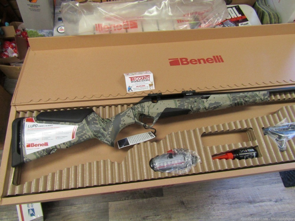 Benelli LUPO 6.5 Creedmoor 24" 1:8" Bbl Matte BE.S.T./Open Country 5+1 Bolt-img-1