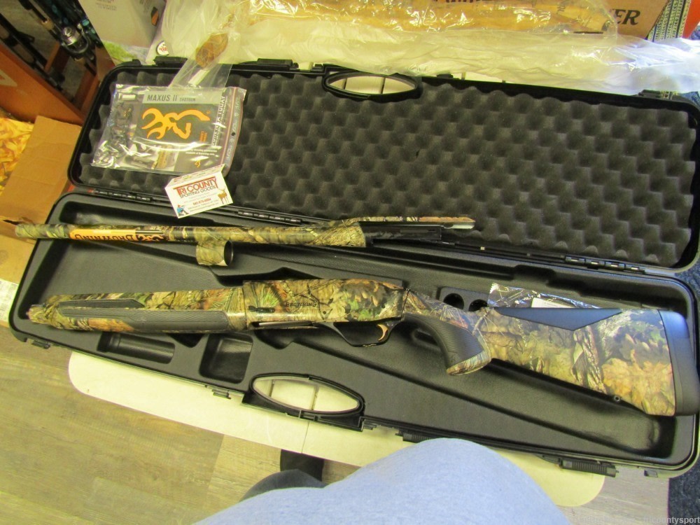 Browning 011741321 Maxus II Rifled Deer 12 Gauge with 22" Fully-Rifled Barr-img-2