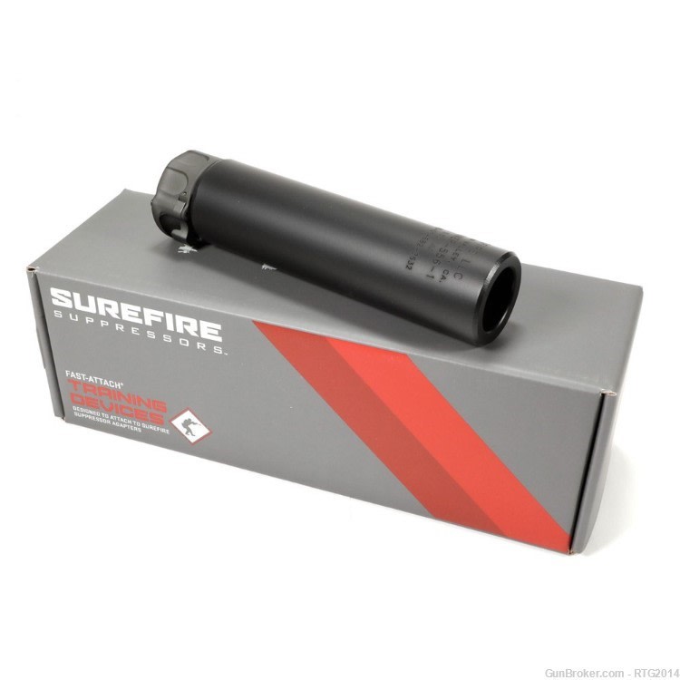 Surefire 5.56 SOCOM Fast-Attach Suppressor Trainer, Black, Free 2-Day-img-0