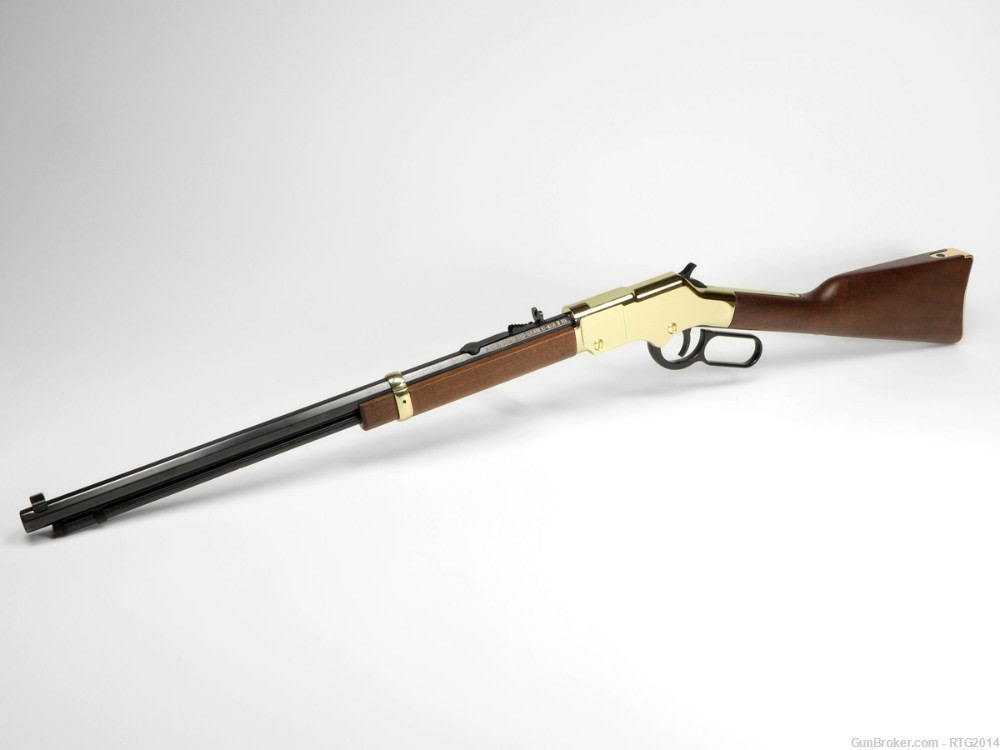 Stunning Brasslite Henry Golden Boy 20" .22LR 16rd Tube Mag NIB, NoCCfee-img-2