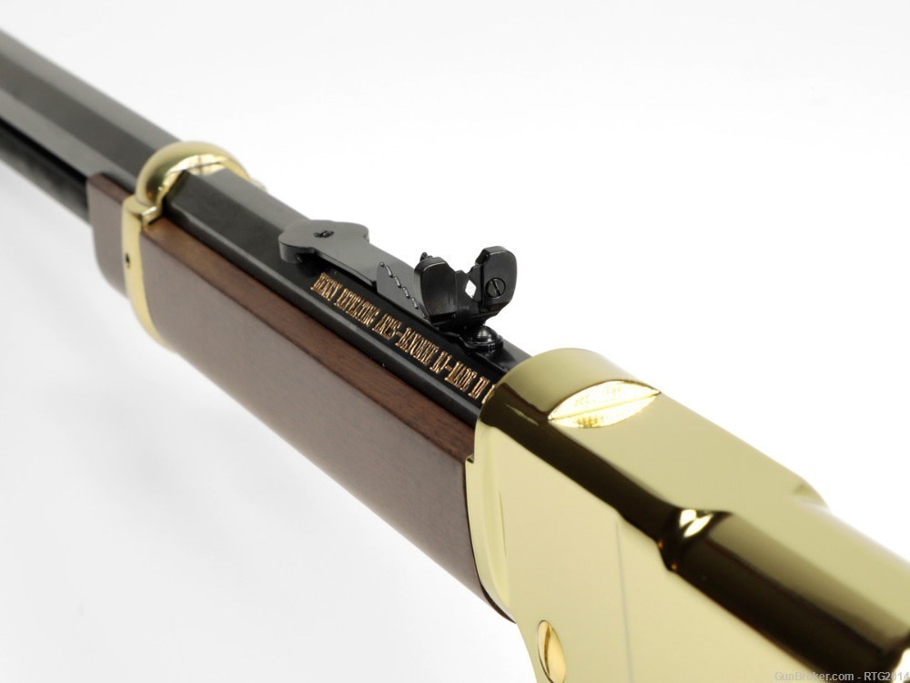 Stunning Brasslite Henry Golden Boy 20" .22LR 16rd Tube Mag NIB, NoCCfee-img-4