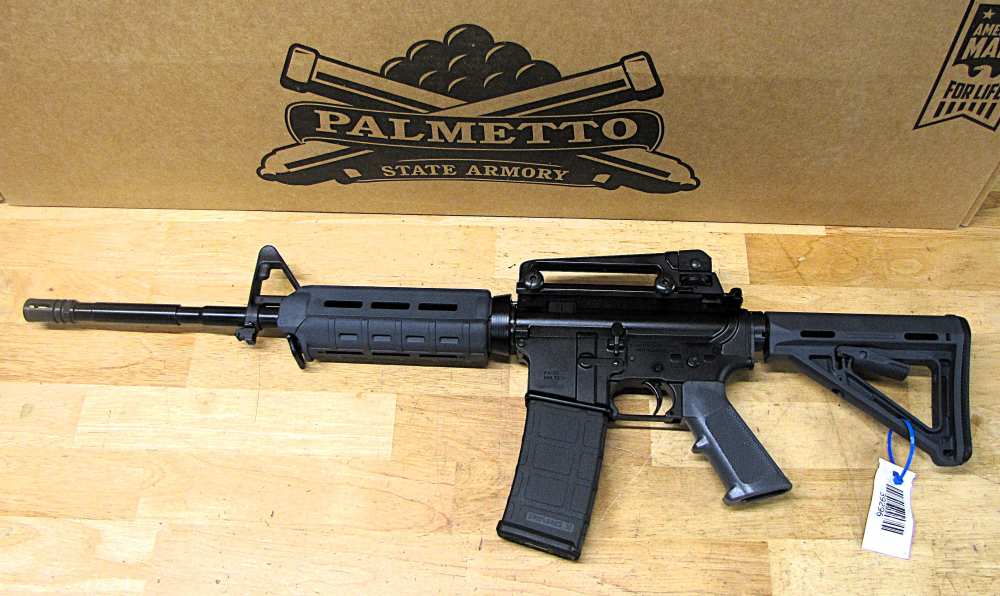 PSA AR15 RIFLE 223 - 16 INCH - GREY CARBINE WITH Reset TRIGGER-img-0
