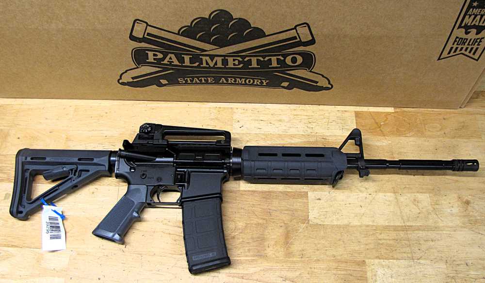 PSA AR15 RIFLE 223 - 16 INCH - GREY CARBINE WITH Reset TRIGGER-img-1