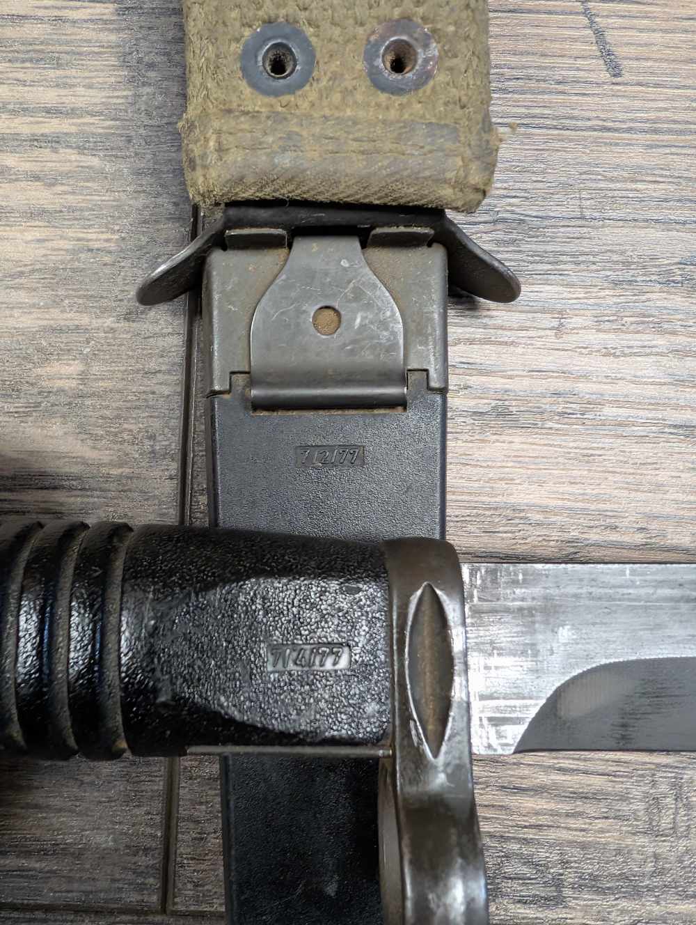 German G3 Bayonet with Scabbard 12 Groove Original Surplus -img-7