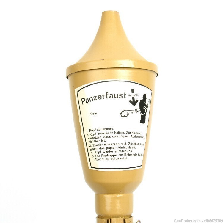 German WWII Panzerfaust 30M Rocket & Launcher NON-FUNCTIONAL REPLICA TOY, 1-img-1