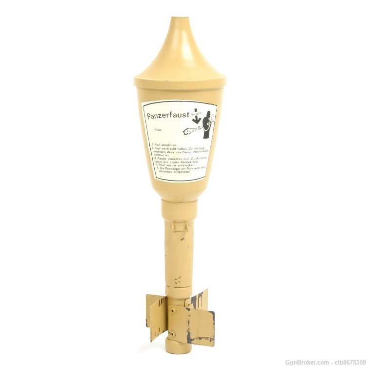 German WWII Panzerfaust 30M Rocket & Launcher NON-FUNCTIONAL REPLICA TOY, 1-img-4