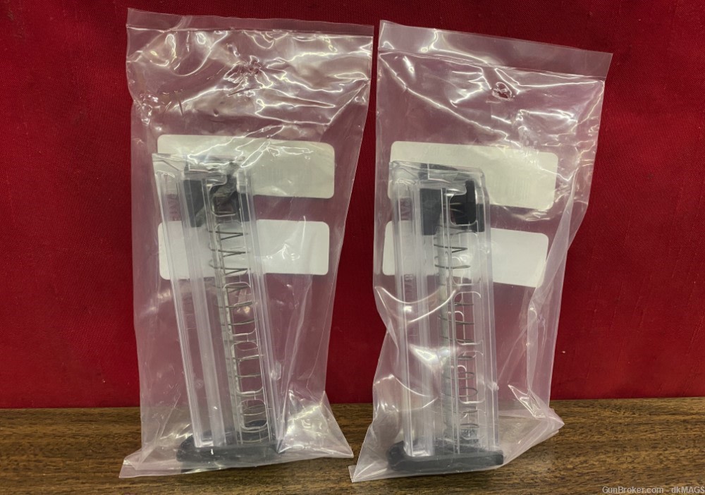 2 Kel-Tec CP33 .22LR 33 Round Clear Pistol Magazines-img-2