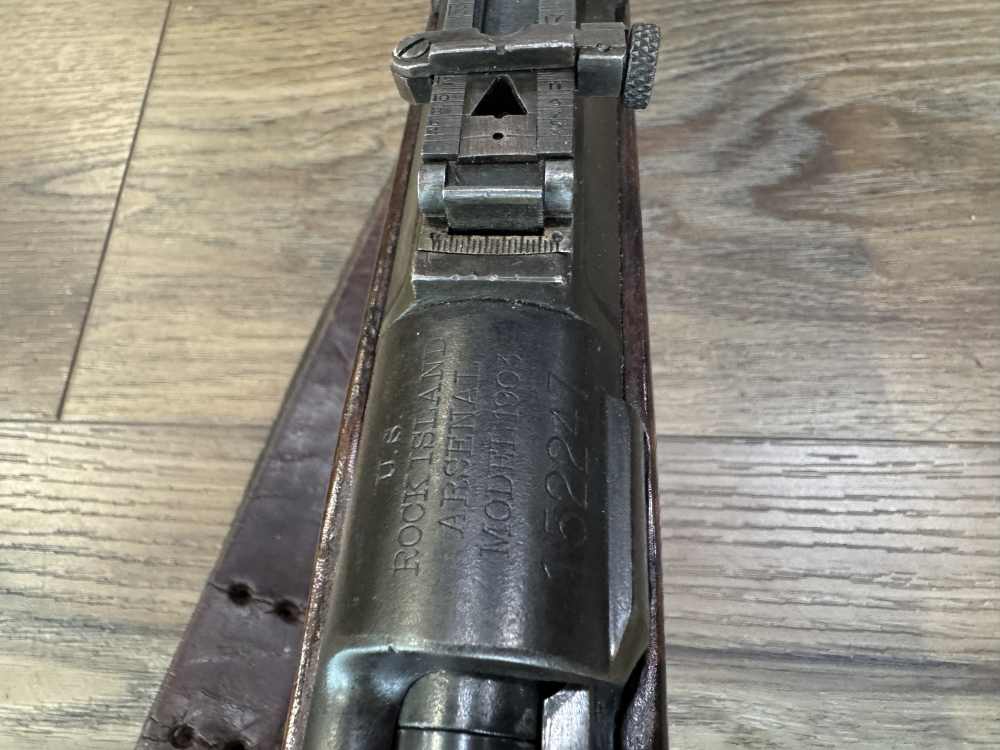 Rock Island Arsenal M1903 .30-06 W/ Bayonet and Loaded Clips C&R Eligible -img-36