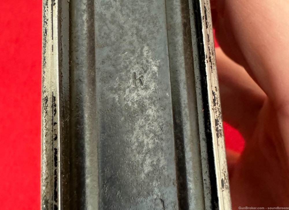 Scarce Original Late WW2 German G43 K43 Rifle Magazine-img-2