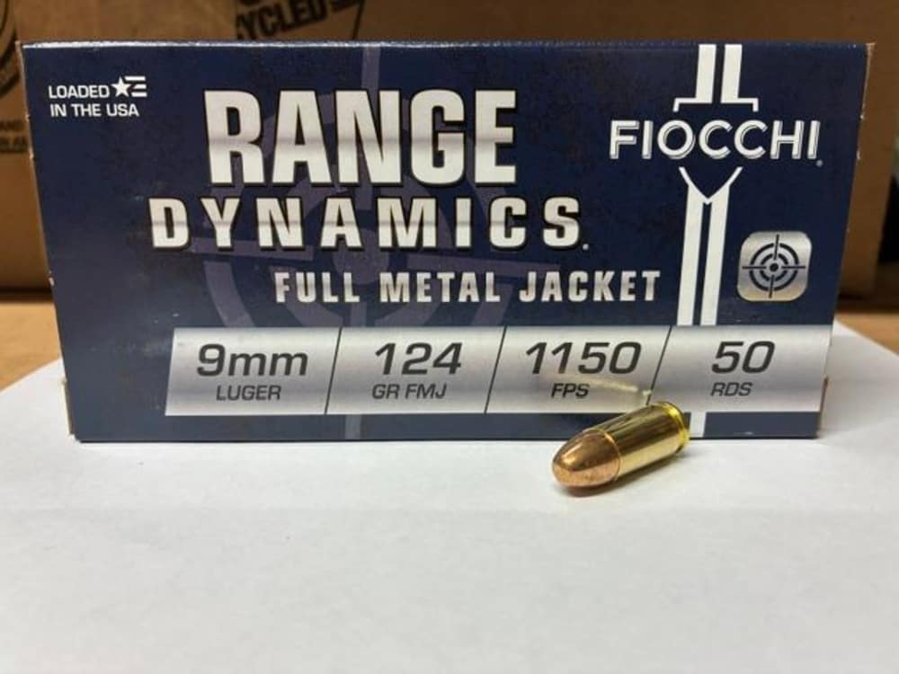 Fiocchi 9APB 9mm Luger 124gr FMJ 1000 Rounds 9x19-img-0