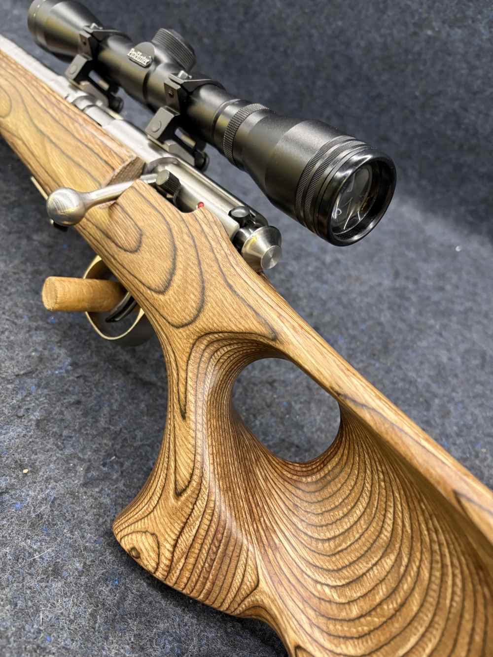 SAVAGE 93R17 BTVSS .17HMR RIFLE, STAINLESS, w/SCOPE-img-2