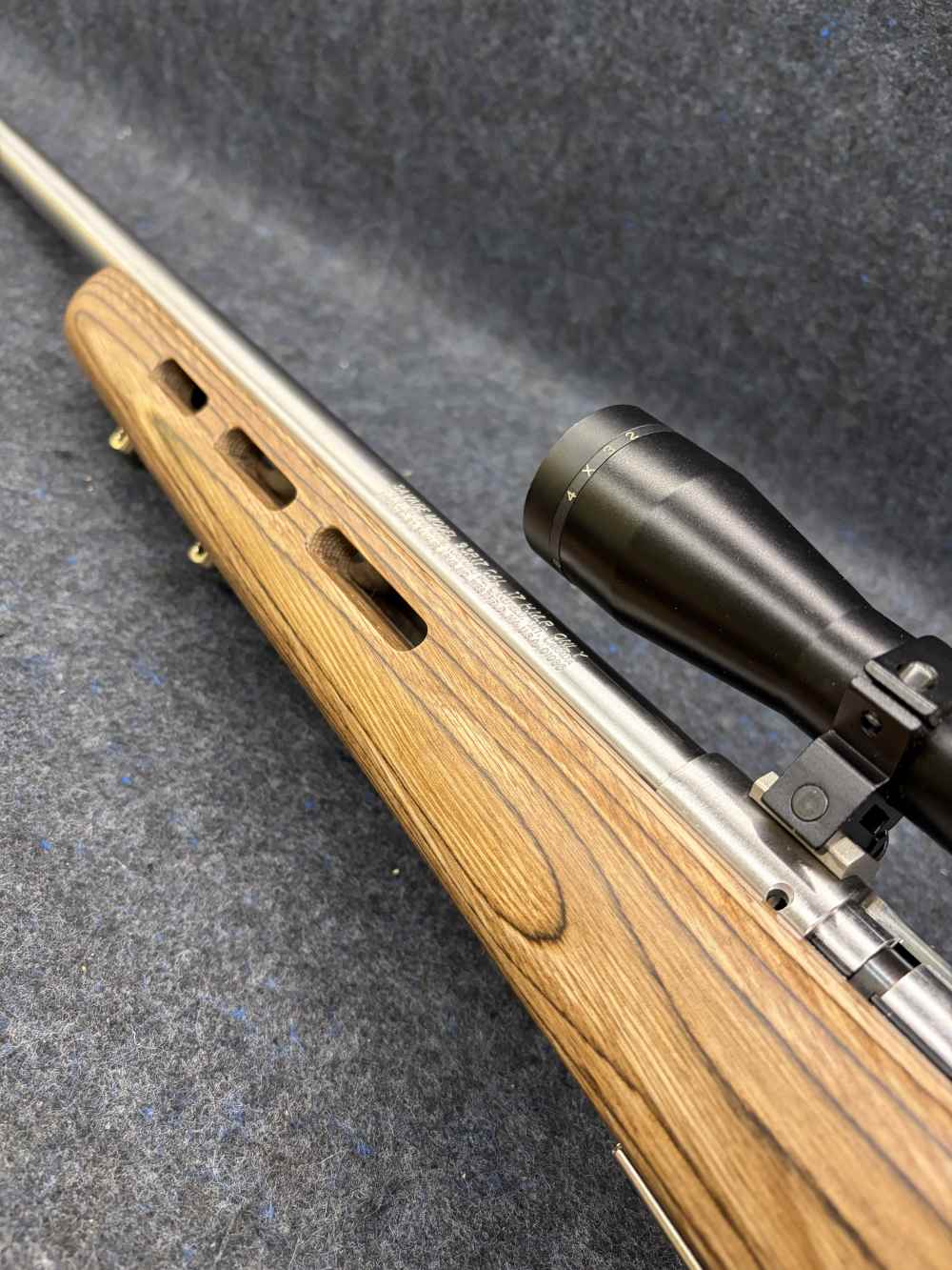 SAVAGE 93R17 BTVSS .17HMR RIFLE, STAINLESS, w/SCOPE-img-4