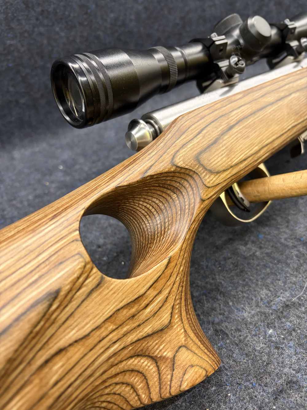 SAVAGE 93R17 BTVSS .17HMR RIFLE, STAINLESS, w/SCOPE-img-7