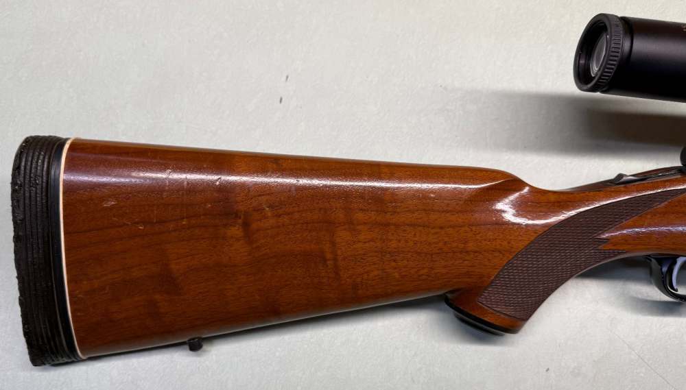 Ruger M77 Tang Safety .338 Win Mag 24.5" Rifle w/ Simmons 4-12x44-img-1