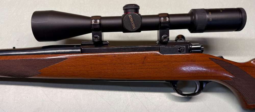 Ruger M77 Tang Safety .338 Win Mag 24.5" Rifle w/ Simmons 4-12x44-img-8