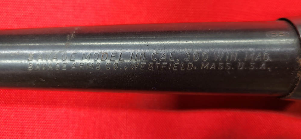 Savage 110 300 Win Mag Rifle Parts. Stock, Barrel-img-1
