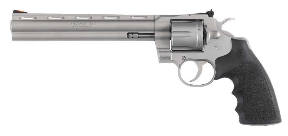 Colt Python Stainless .357 Mag/.38 SPL 8" 6 Rd PYTHON-SM8RTS 098289003485-img-0