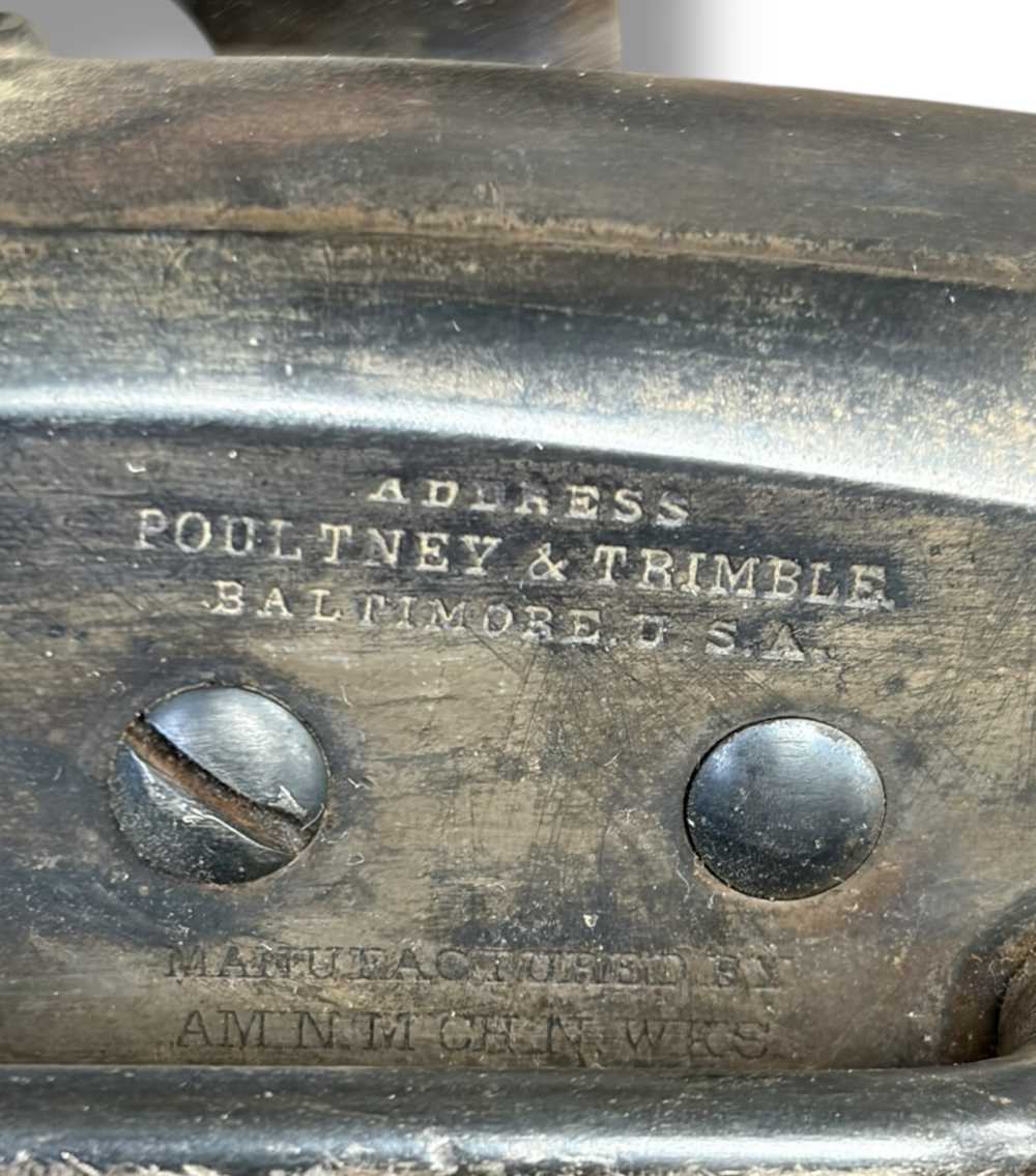 Antique Poultney & Trimble Smith Carbine .50 Cal Black Powder Rifle-img-5