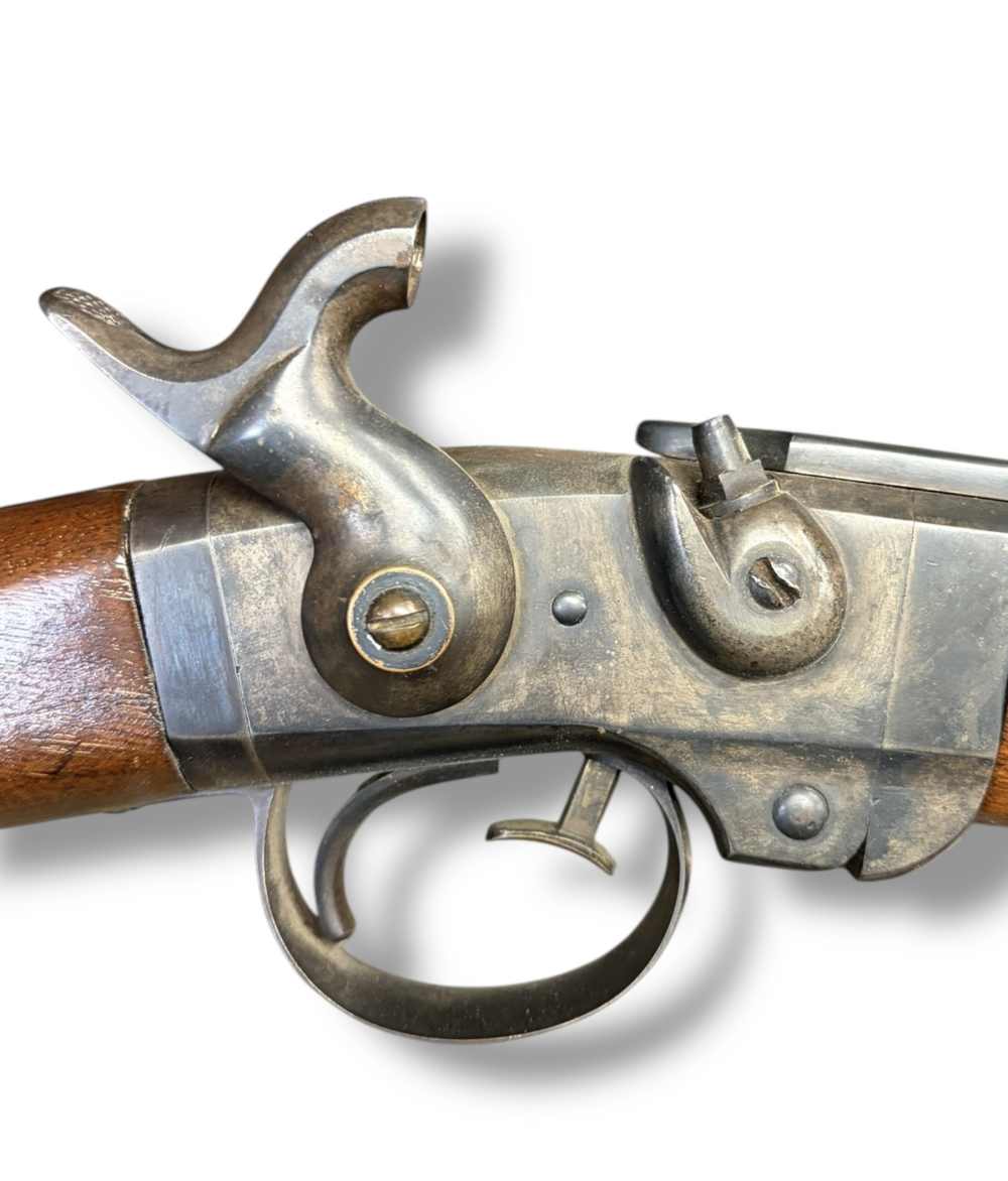 Antique Poultney & Trimble Smith Carbine .50 Cal Black Powder Rifle-img-12
