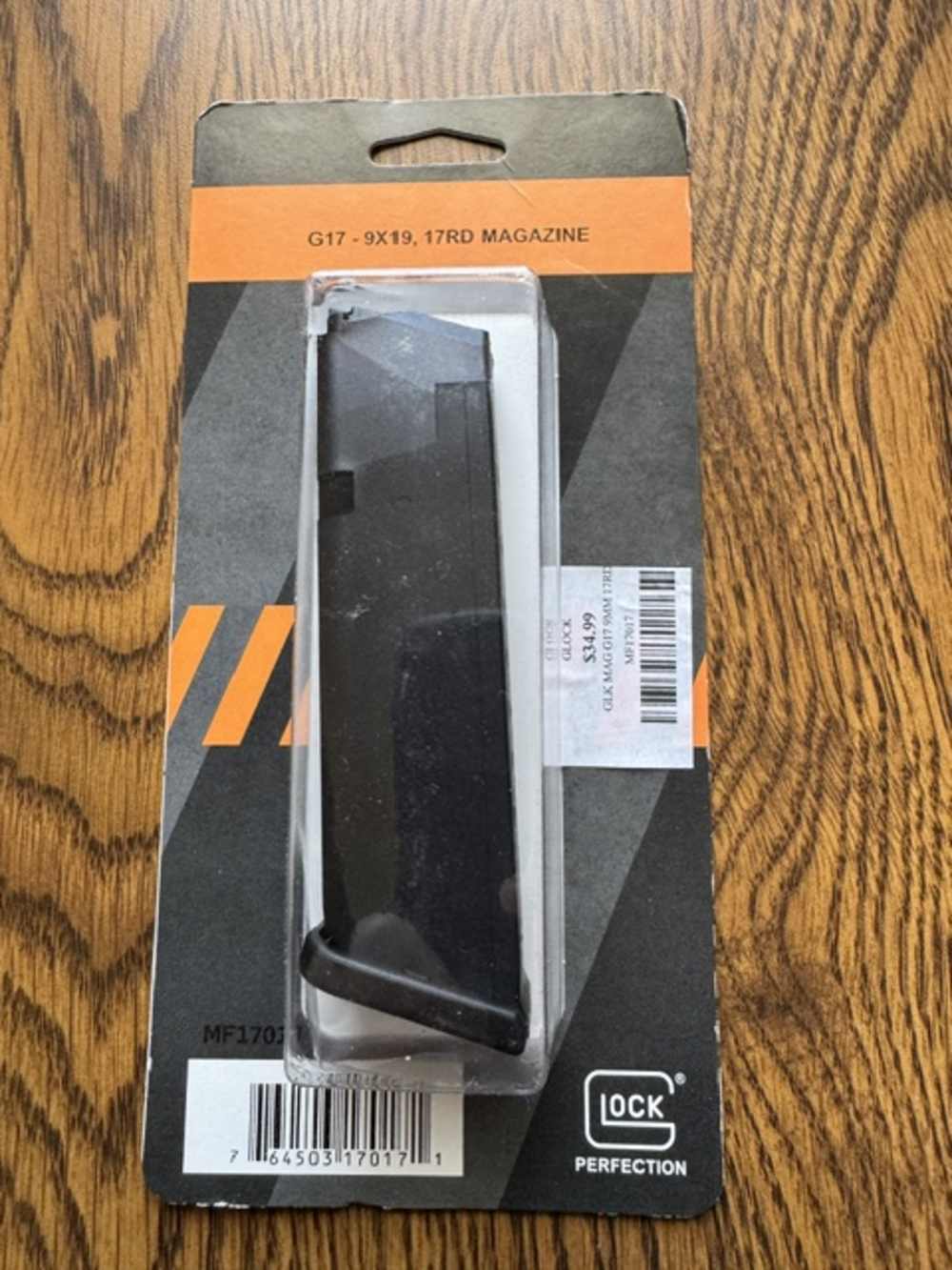 Glock 17rd 9mm Magazine Fits Models 17/17L/18/19/26/34 - MF17017-img-0