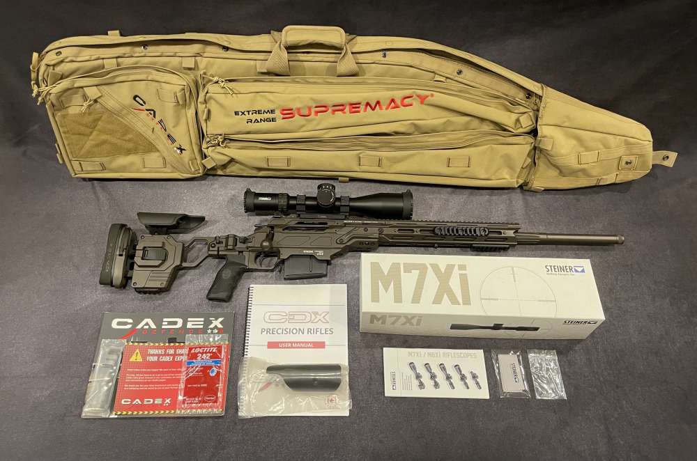 Cadex CDX-33 Patriot Lite .300 Norma mag w/ Steiner M7Xi 4-28x56 TREMOR 3 -img-0