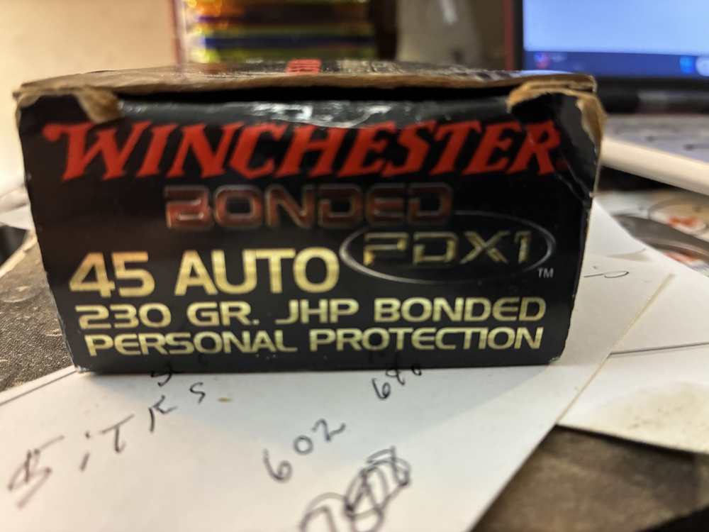 Winchester 45 ACP Supreme Elite PDX S45PDB 230 gr Bonded JHP 20 rounds-img-0