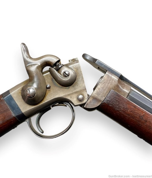 Civil War Smith's Top Break Percussion Black Powder Carbine-img-11