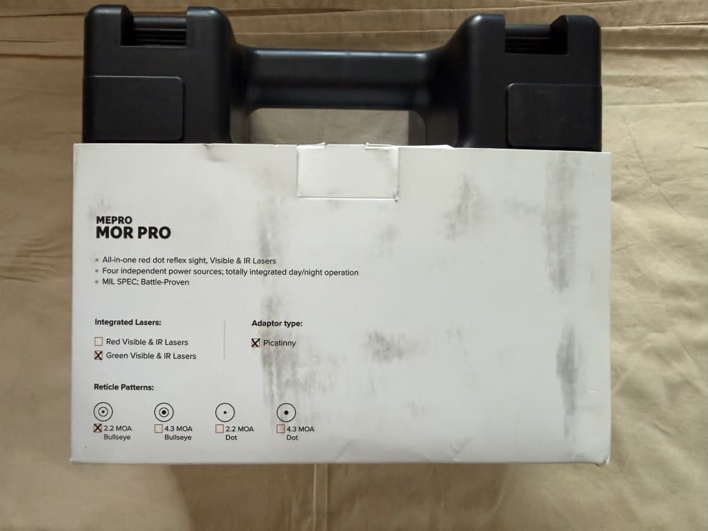 New Factory Meprolight Mor Pro Dual Green Laser and reflex Sight-img-2