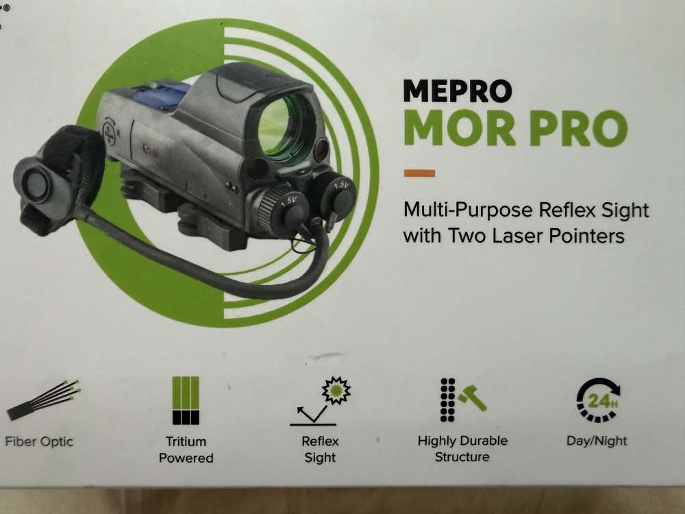 New Factory Meprolight Mor Pro Dual Green Laser and reflex Sight-img-4