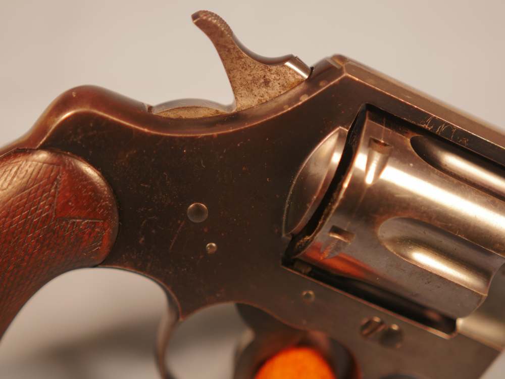 Colt Official Police 32-20 3.8" revolver in good shape, 1938 gun-img-7