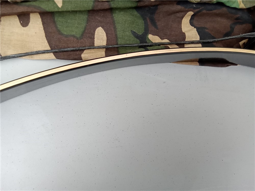 Wing Chaparrel 43# wooden recurve bow, deerskin quiver, 24 hunting arrows-img-20