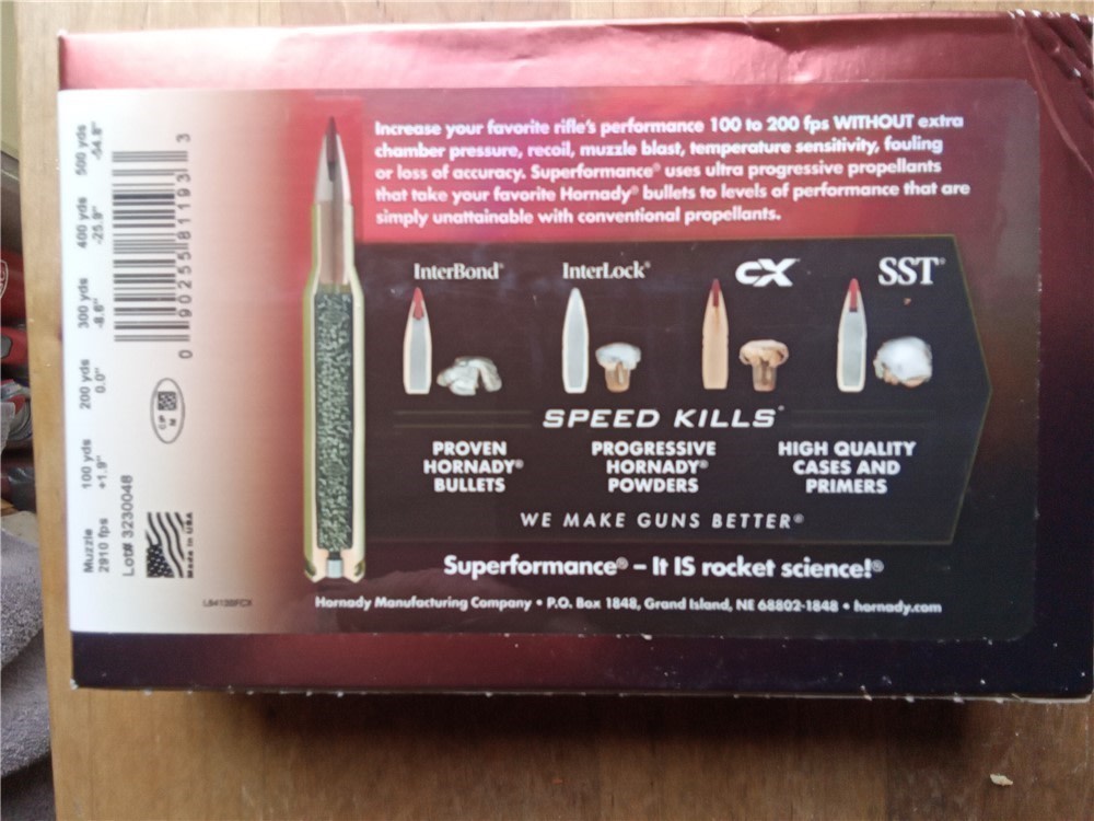 Hornady Superformance 35 Whelen 200 gr. sp ammo-img-3