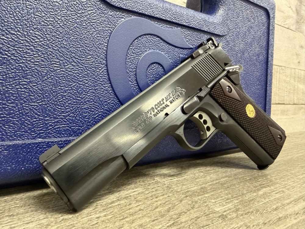 COLT 1911 GOLD CUP NATIONAL MATCH 45 ACP SERIES 70 O5870A1 BRAND NEW-img-2