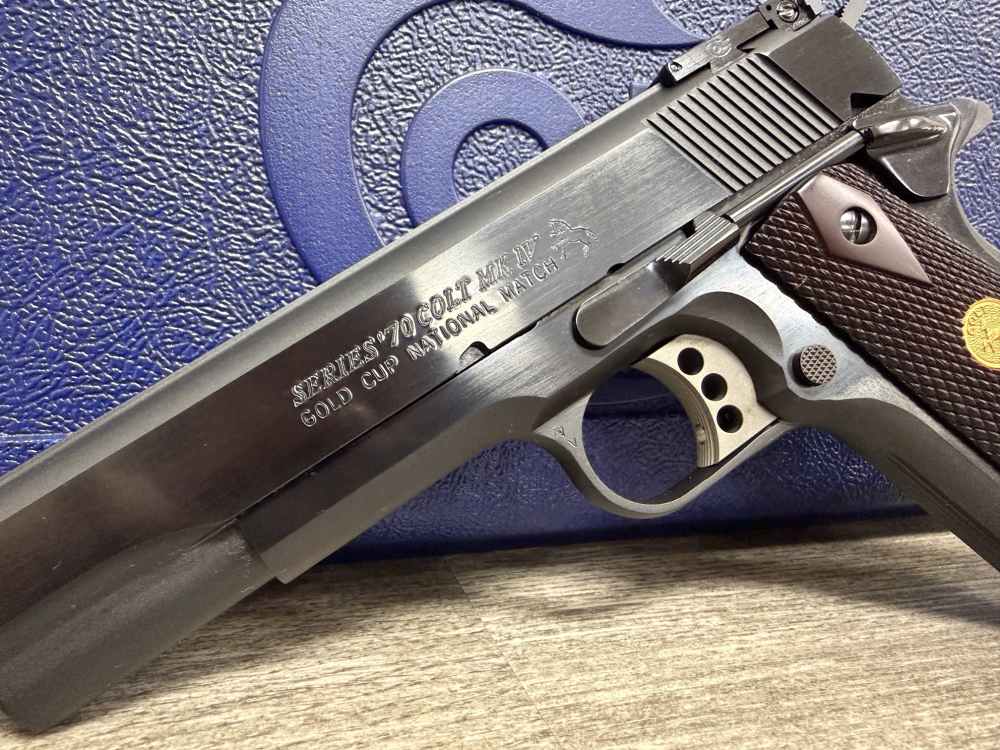 COLT 1911 GOLD CUP NATIONAL MATCH 45 ACP SERIES 70 O5870A1 BRAND NEW-img-3