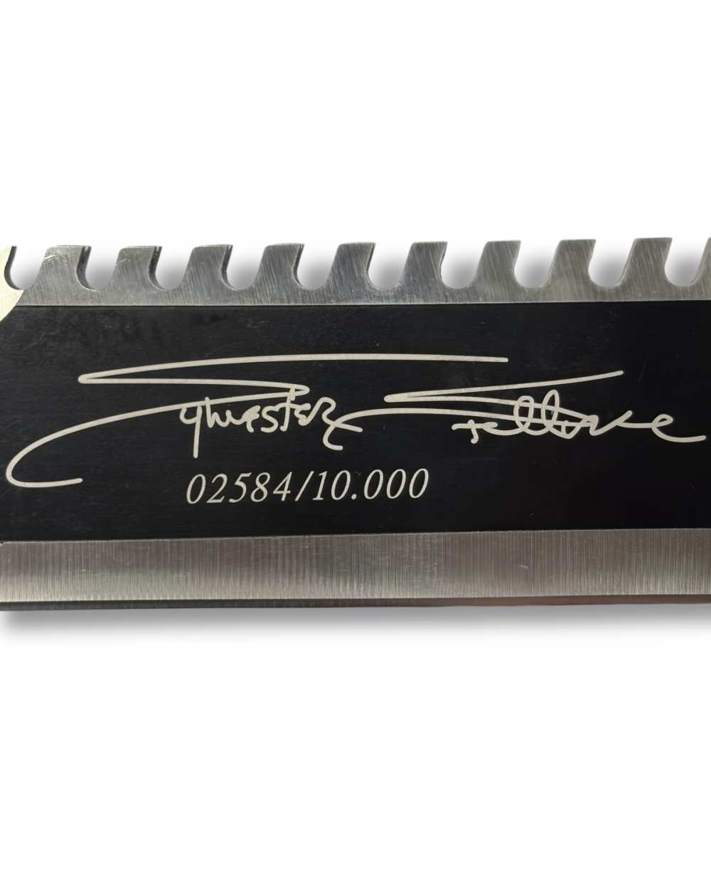 Signed Rambo First Blood Part II Fixed Blade Knife w/ Sheath & Box-img-5