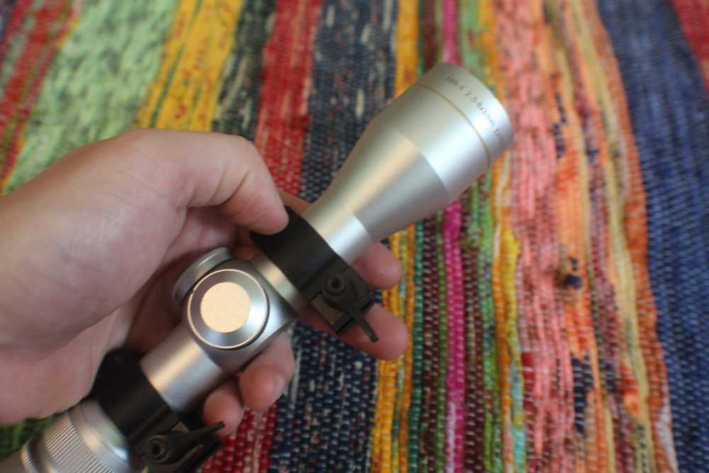Silver Leupold Vari-X 2.5-8x32 EER Pistol Scope Duplex-img-13