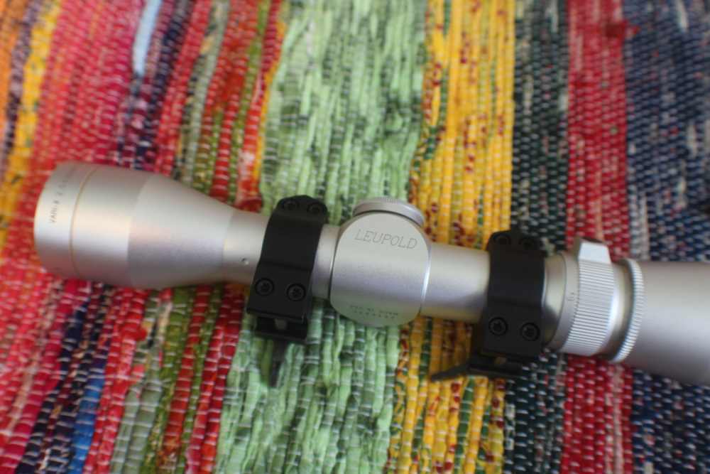 Silver Leupold Vari-X 2.5-8x32 EER Pistol Scope Duplex-img-5