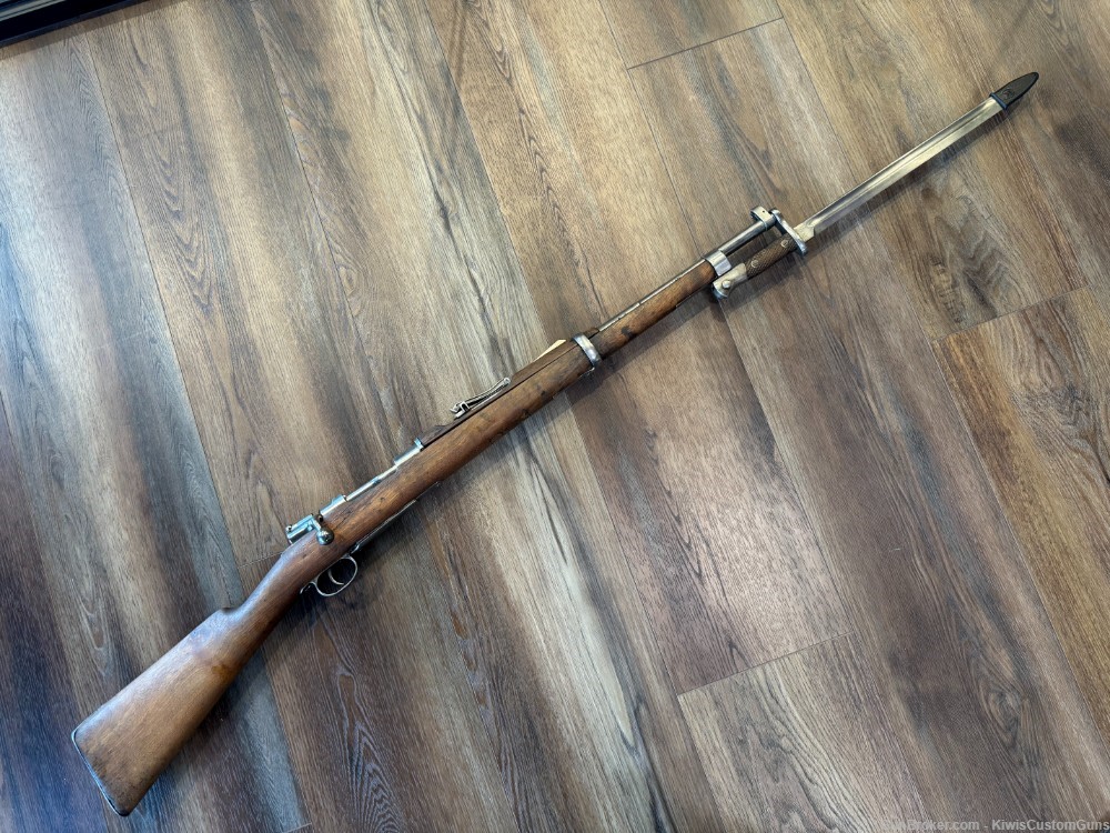 Mauser Model 1916 carbine 7x57 Spanish Civil War Roller coaster rear sight-img-0