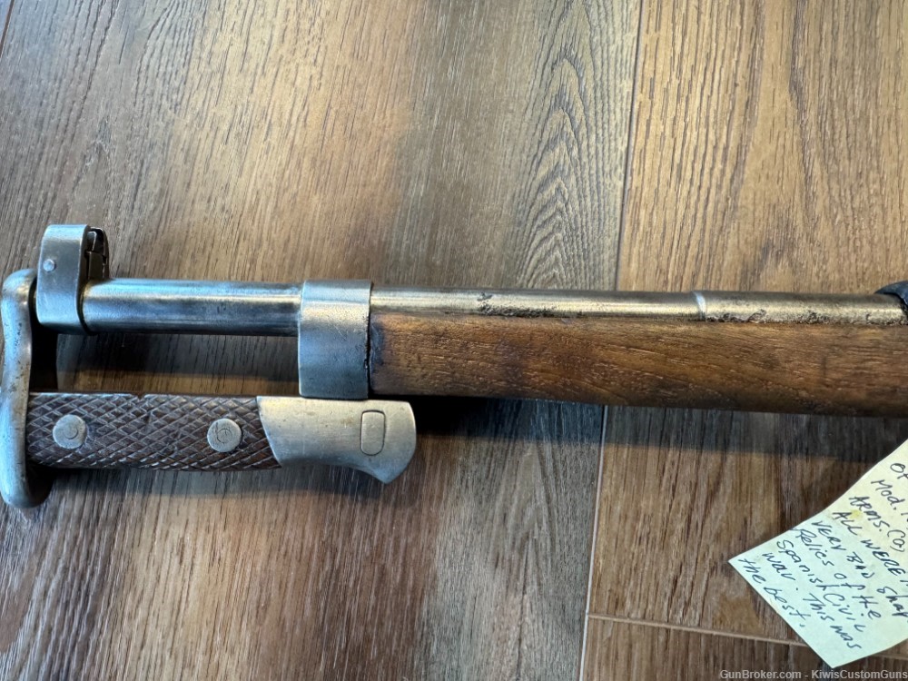 Mauser Model 1916 carbine 7x57 Spanish Civil War Roller coaster rear sight-img-13