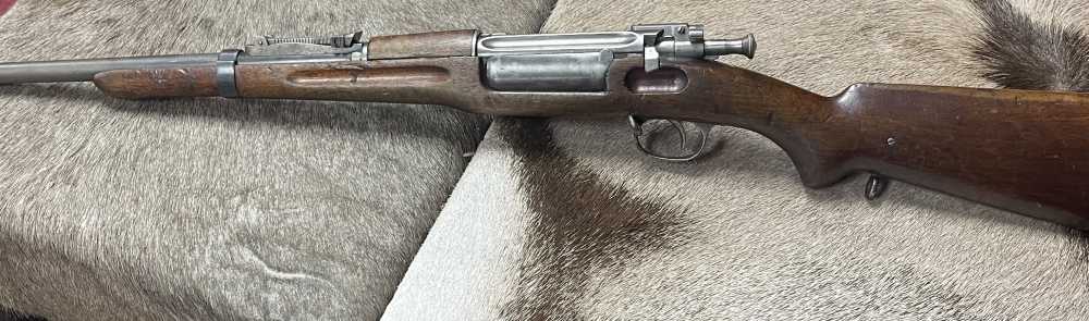 RARE Norwegian Krag 1895 Cavalry Carbine Matching 6.5x55 Bolt Rifle-img-1