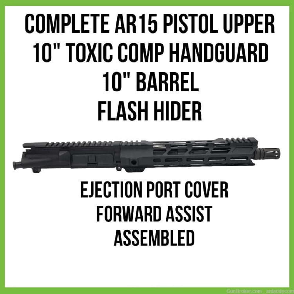 AR 15 Complete 300 Blackout Upper Receiver Pistol Length 10.5" AR15 Jurassi-img-0