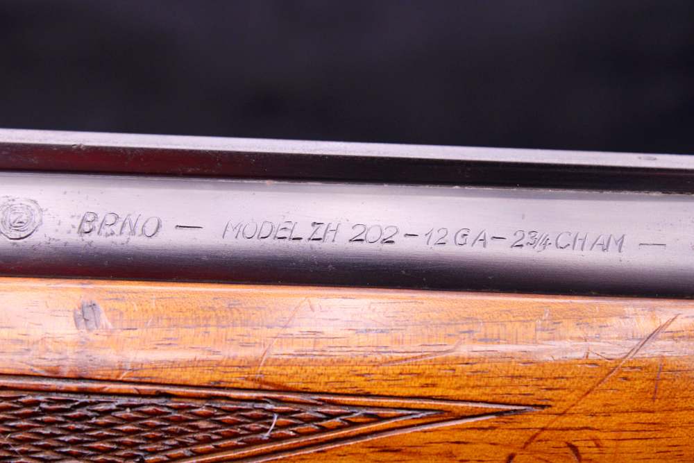 1968 CZ BRNO ZH 202 12 GA 26" O/U BBLs Cold War Era Vintage Field Double-img-27