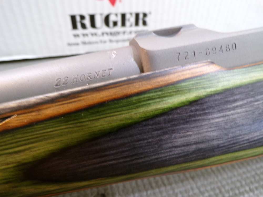 Ruger 77/22 22 Hornet 6+1 18.50" Threaded Barrel 7226 NICE WOOD-img-21