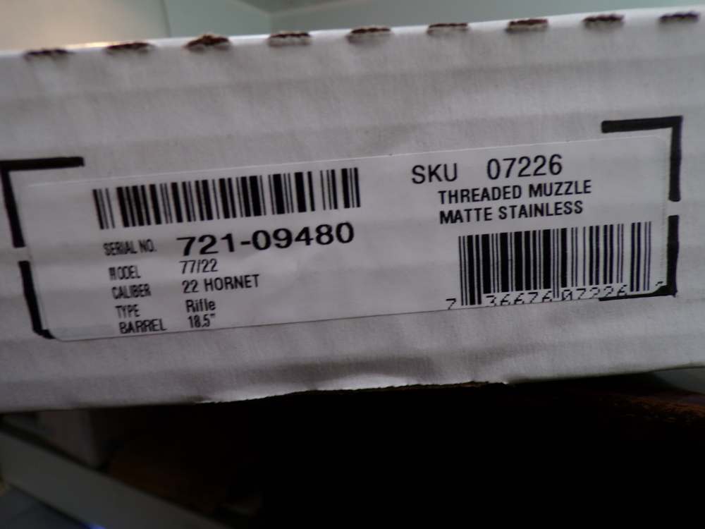 Ruger 77/22 22 Hornet 6+1 18.50" Threaded Barrel 7226 NICE WOOD-img-27