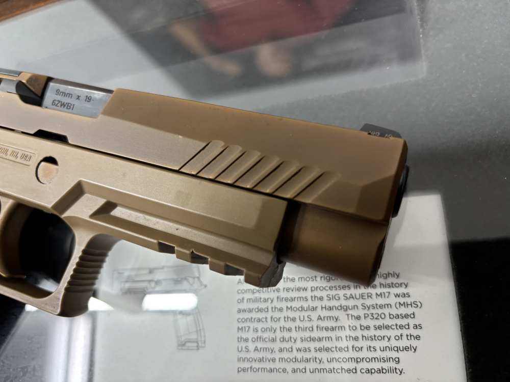 Sig Sauer P320 M17 Surplus WITH Display Case, COA, Original Box, Paperwork -img-4