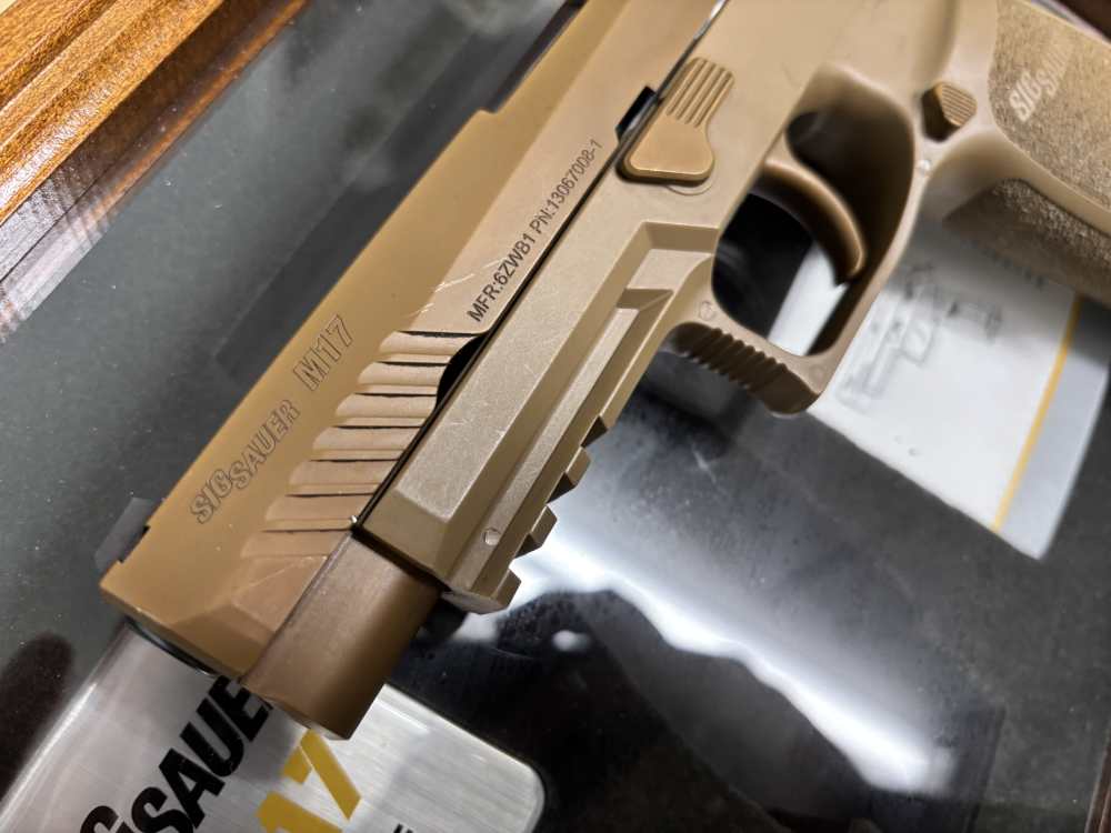 Sig Sauer P320 M17 Surplus WITH Display Case, COA, Original Box, Paperwork -img-15
