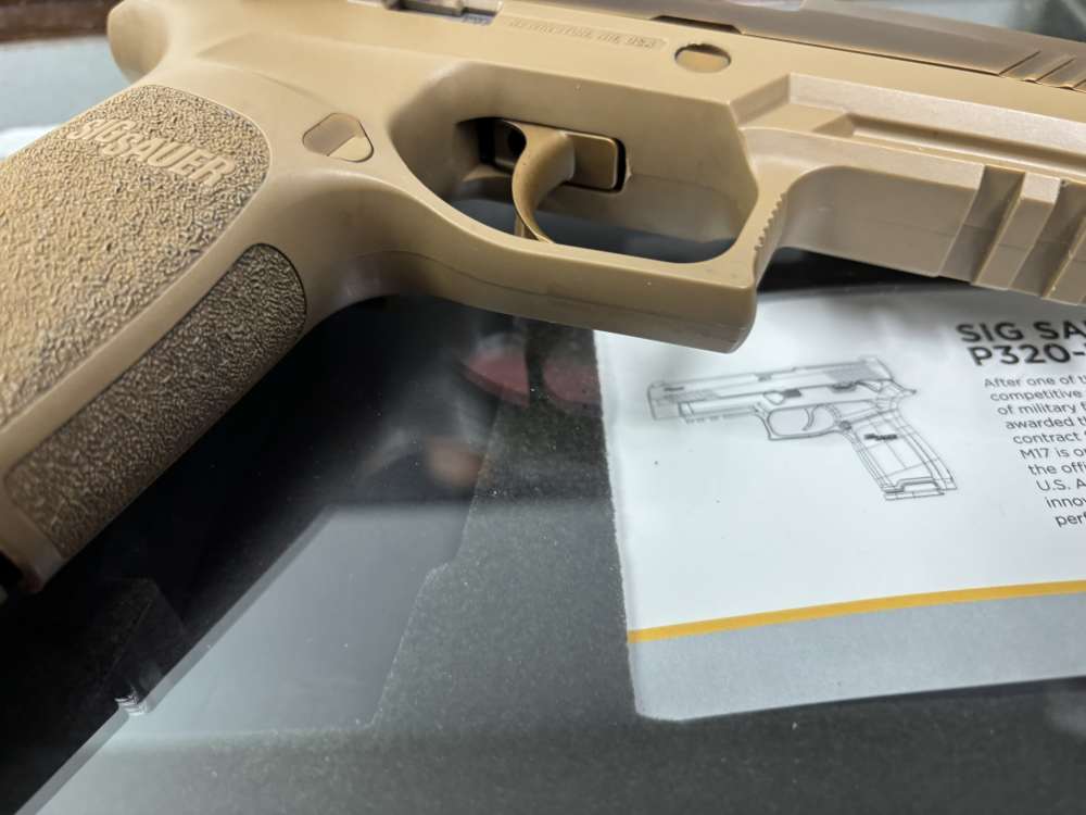 Sig Sauer P320 M17 Surplus WITH Display Case, COA, Original Box, Paperwork -img-8