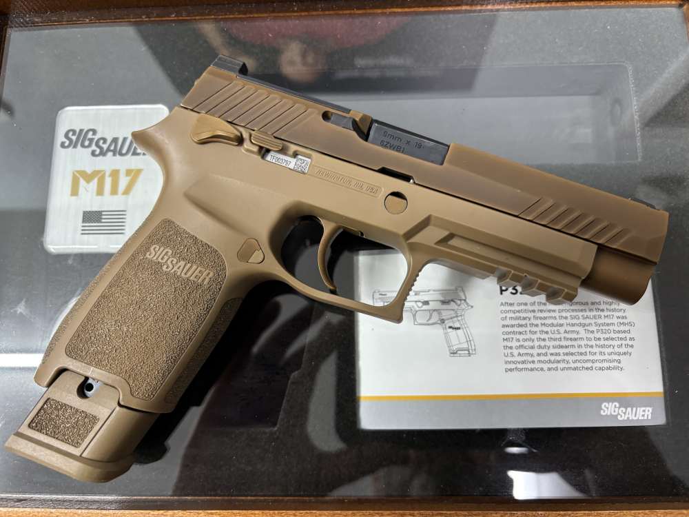 Sig Sauer P320 M17 Surplus WITH Display Case, COA, Original Box, Paperwork -img-3