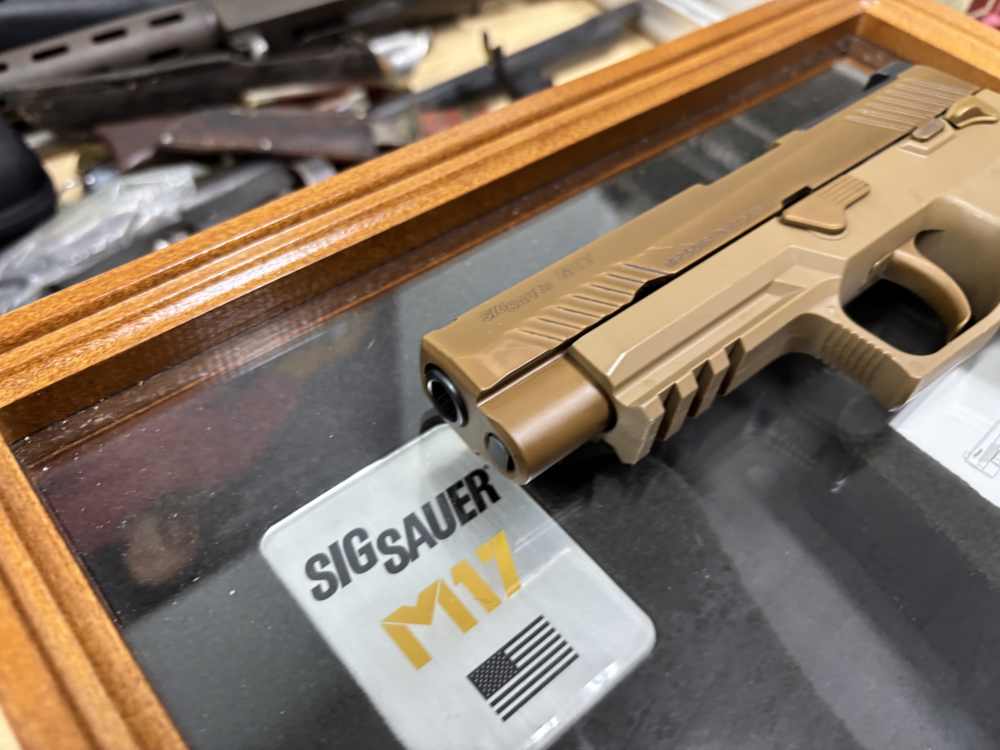 Sig Sauer P320 M17 Surplus WITH Display Case, COA, Original Box, Paperwork -img-14