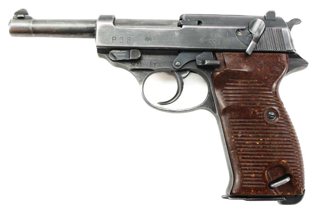  Spreewerk CYQ P.38 P38 9MM Luger WWII WW2 Mfg 1943-img-1